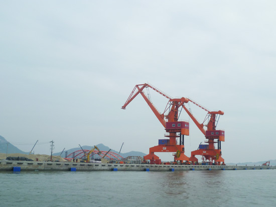 A berth in gulei port area of Zhangzhou Port